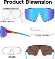 ÉÌƷͼƬ 38 | B0C785JPH3 | FEISEDY Sports Sunglasses, Polarized Oversized Shield for Women Men Youth, Baseball Cycling Running Outdoor Visor B2988