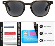 ÉÌƷͼƬ 28 | B0CSNK73XH | FEISEDY Round Reading Sunglasses for Men and Women Stylish Blue Light Blocking Readers B0113