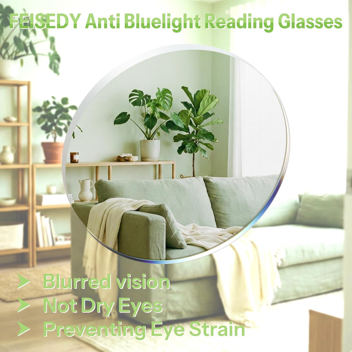 ÉÌƷͼƬ 7 | B0G647MNNW | FEISEDY 2 Pack Blue Light Reading Glasses Stylish Butterfly Frame B0373