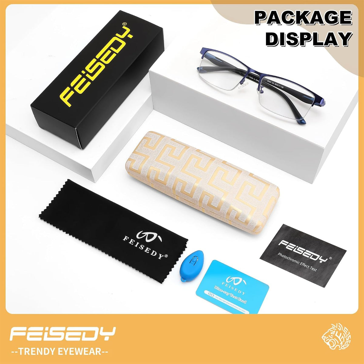 ÉÌƷͼƬ 13 | B0GKND8PKN | FEISEDY Photochromic Multifocal Progressive Reading Glasses B1388