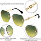 商品图片 50 | B083VRLS2Q | FEISEDY Classic Rimless Sunglasses Women Metal Frame Diamond Cutting Lens Sun Glasses B2567