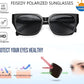 商品图片 5 | B0CWH35L5W | FEISEDY Square Fashion Sunglasses for Men Women Trendy Chunky Rectangle Sun Glasses Designer Style Shades B0107