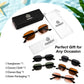 商品图片 21 | B0GY42ZV46 | FEISEDY Women and Men UV400 Protection Sunglasses, Polygon Square Metal Frame Retro Stylish Shades B0452
