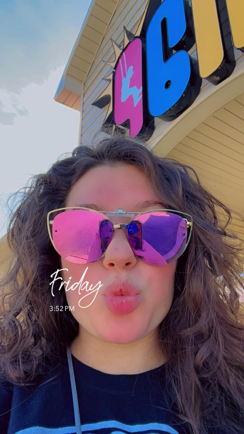 ÉÌƷͼƬ 25 | B08JBZ13MB | FEISEDY Polarized Cat Eye Flip Up Clips On Sunglasses Women Men B2670