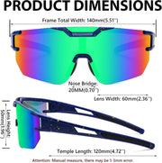 ÉÌƷͼƬ 23 | B0DBVLTVQD | FEISEDY Kids Sunglasses Youth Baseball Sun Glasses, UV400 Sports Cycling Softball Sunglasses for Adult Boys Girls B0227