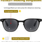 商品图片 7 | B0CSNK73XH | FEISEDY Round Reading Sunglasses for Men and Women Stylish Blue Light Blocking Readers B0113