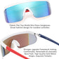 商品图片 6 | B096SD9GGG | FEISEDY Oversized Mirror Shield Sport 80s Sunglasses Ski Goggles Flat Top One Piece Futuristic Visor Women Men B2522