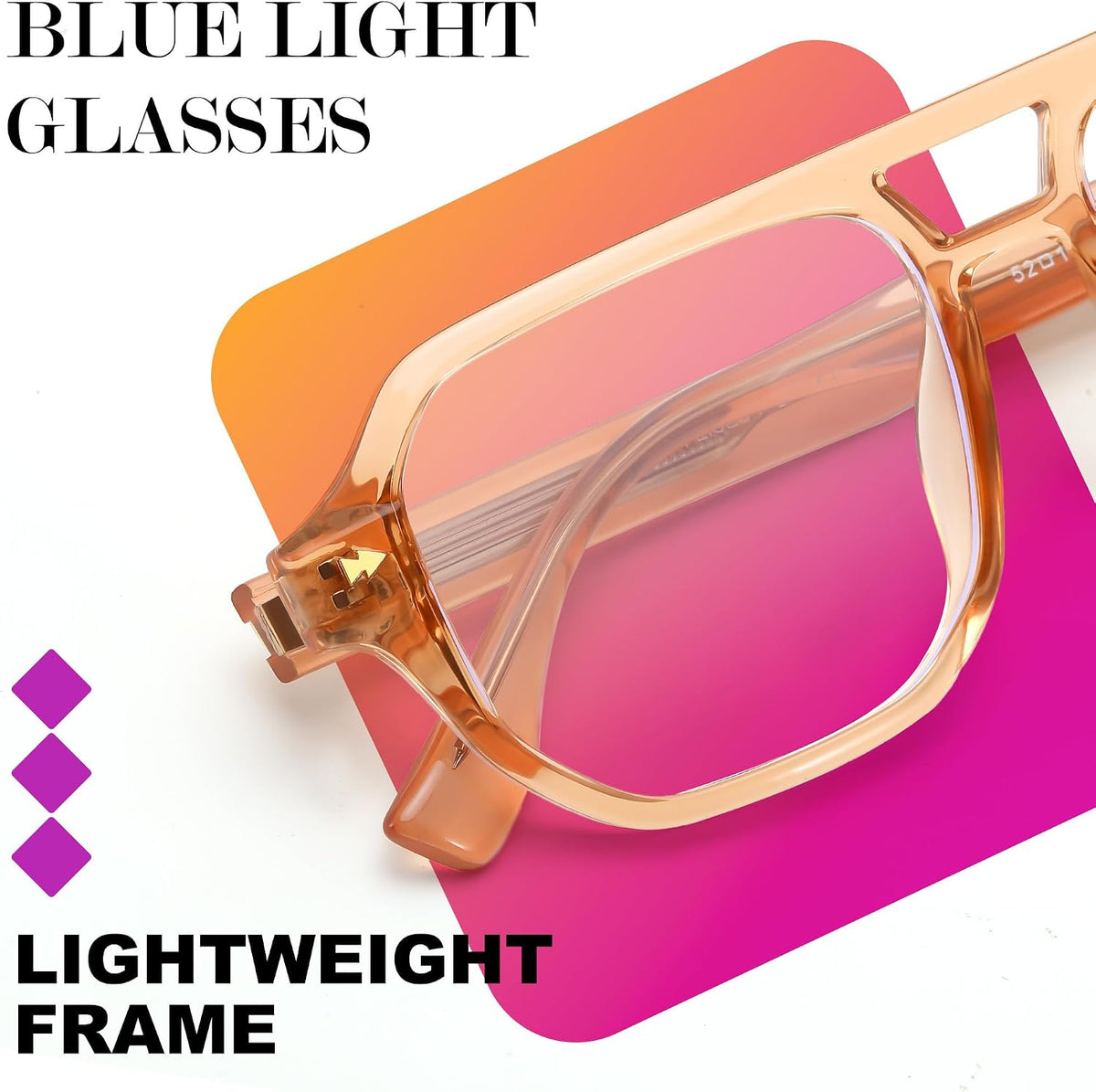 ÉÌƷͼƬ 13 | B0FHKFDMDZ | FEISEDY Aviator Blue Light Glasses for Men Women, Retro 70s Style Design TR90 Anti Glare Digital Eyestrain & Daily Wear B0284