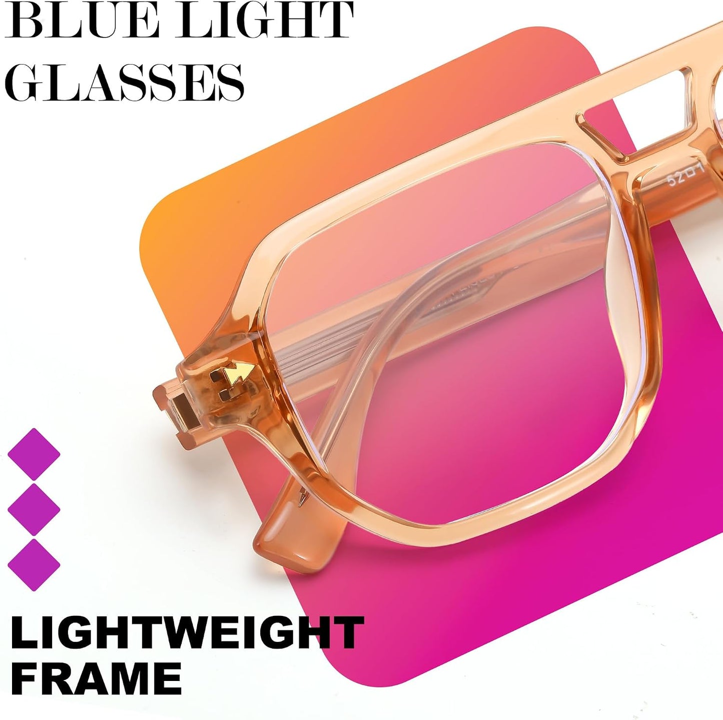 商品图片 13 | B0FHKFDMDZ | FEISEDY Aviator Blue Light Glasses for Men Women, Retro 70s Style Design TR90 Anti Glare Digital Eyestrain & Daily Wear B0284