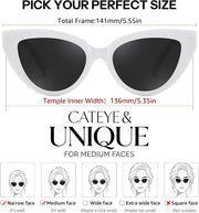 ÉÌƷͼƬ 31 | B0GVF3CZ9N | FEISEDY Cat eye Sunglasses Polarized and Retro Stylish for Women Men B0428
