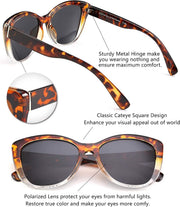 ÉÌƷͼƬ 55 | B07M9V125F | FEISEDY Polarized Vintage Sunglasses American Womens Square Jackie O Cat Eye Sunglasses B2451