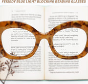商品图片 10 | B0D93TT2FX | FEISEDY Reading Glasses for Women Fashion Cat Eye Blue Light Blocking Glasses Anti- Glare Digital Eyestrain Readers B0139