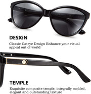 ÉÌƷͼƬ 18 | B07VB227XS | FEISEDY Classic Cateye Polarized Sunglasses for Women 100% UV Protection B2512