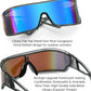 商品图片 12 | B0D3PKKSD9 | FEISEDY Trendy Futuristic Wrap Sunglasses Flat Top Mirrored One Piece Lens Reflective Sun Glasses for Women Men B0161