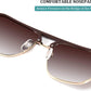 商品图片 4 | B08N6H71ST | FEISEDY Polarized Sunglasses UV400 Protection Square Frame Lightweight Eyewear for Men B2699