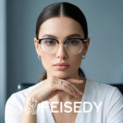 ÉÌƷͼƬ 2 | B0FKT9PDRD | FEISEDY Retro Semi Rimless Blue Light Glasses for Women Men B0438