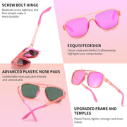 ÉÌƷͼƬ 25 | B0DSVK9L2R | FEISEDY Retro Aviator Polarized Sunglasses Women Men Outdoors B0260