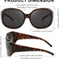 商品图片 40 | B0GRVLVZYS | FEISEDY Women's Polarized Wrap-Around Fit Over Sunglasses with Rhinestones, Anti-Glare Driving Sun Glasses B0362