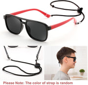 ÉÌƷͼƬ 6 | B0D3L4BMZC | FEISEDY Kids Polarized Sunglasses Flexible TPEE Rubber Toddler Aviator Shades with Strap for Boys Girls Age 3-9