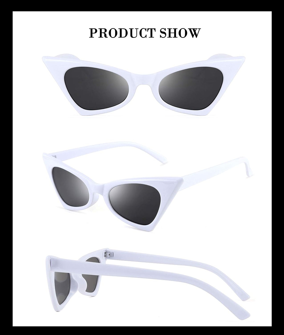 ÉÌƷͼƬ 22 | B079KYQYT3 | FEISEDY Small Cat Eye Sunglasses Vintage Square Shade Women Eyewear B2291
