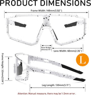 ÉÌƷͼƬ 7 | B0CWVBBLR3 | FEISEDY Photochromic Cycling Glasses for Men Women Clear Mountain Bike Sunglasses Sports Baseball B0133