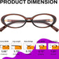 商品图片 19 | B0F6MW26L2 | FEISEDY Oval Blue Light Glasses for Woman Vintage Small Face Lightweight Eyeglasses Retro Nerd Y2K Frame B0290
