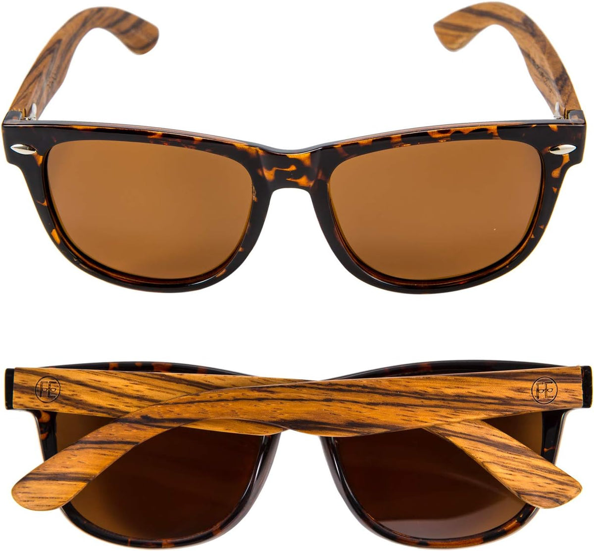 商品图片 18 | B07J2YHS4L | FEISEDY Polarized Wood Sunglasses Women Men HD UV400 Driving Fishing Golf Sunglasses B2448