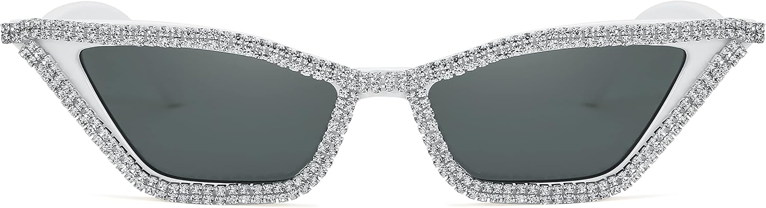 商品图片 80 | B079KYQYT3 | FEISEDY Small Cat Eye Sunglasses Vintage Square Shade Women Eyewear B2291