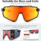 商品图片 16 | B0D6XZ67Q2 | FEISEDY Kids Teens Baseball Polarized Sunglasses Lightweight Frame UV400 Sports Cycling Shades for Boys Girls B0190