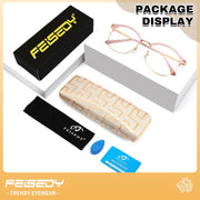 ÉÌƷͼƬ 14 | B0FKT9PDRD | FEISEDY Retro Semi Rimless Blue Light Glasses for Women Men B0438