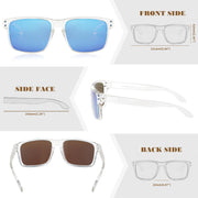 ÉÌƷͼƬ 28 | B0CS6MV9B1 | FEISEDY Men Sunglasses Polarized,Square Vintage Cycling Running Fishing Golf Hiking Sports Sun Glasses B0080
