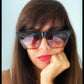 商品图片 59 | B0C5378735 | FEISEDY Vintage Square Cat Eye Sunglasses Women Trendy Cateye Sunglasses B2473