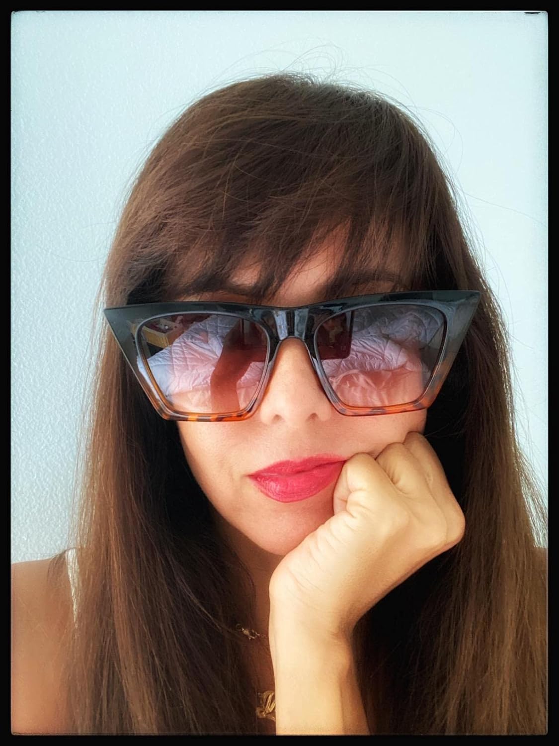 商品图片 59 | B0C5378735 | FEISEDY Vintage Square Cat Eye Sunglasses Women Trendy Cateye Sunglasses B2473