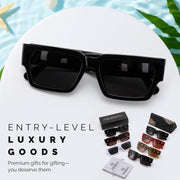 ÉÌƷͼƬ 7 | B0GD5LTX9C | FEISEDY Retro Trendy Rectangle Polarized Sunglasses for Women Men,Classic Narrow Square Sun Glasses B0314