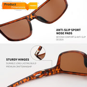 ÉÌƷͼƬ 3 | B0GZTNR5BZ | FEISEDY Sport Sunglasses Polarized UV400 Protection for Men Women B1389