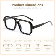ÉÌƷͼƬ 6 | B0D3P82MGV | FEISEDY Blue Light Blocking Glasses, Aviator Frame Computer Reading/Gaming/TV/Phones Glasses for Women Men B0165
