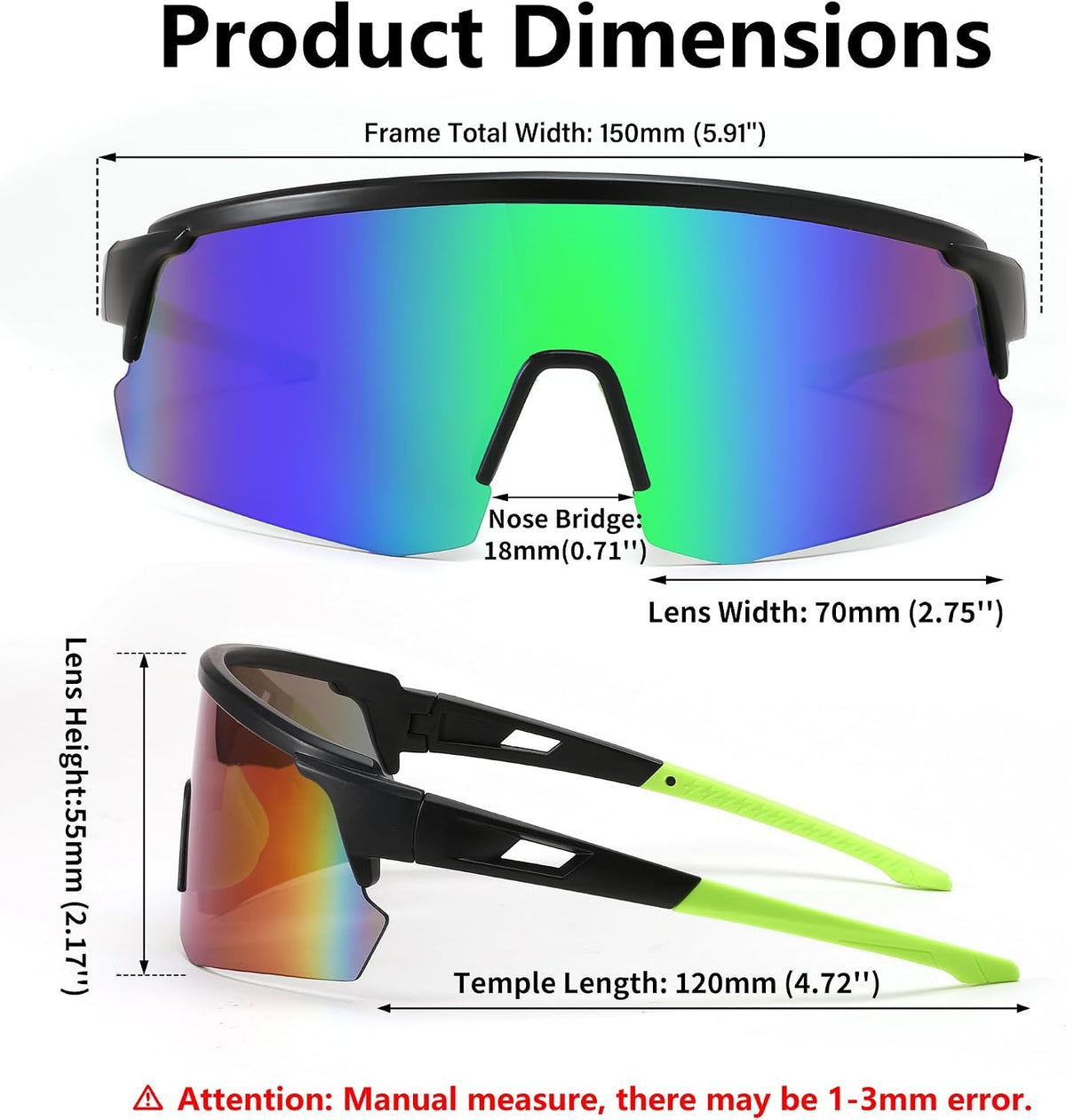 ÉÌƷͼƬ 19 | B0CSDCDBR7 | FEISEDY Cycling Sunglasses for Men Women, Sports Glasses for Youth Running Baseball Shades UV400 Protection B0108