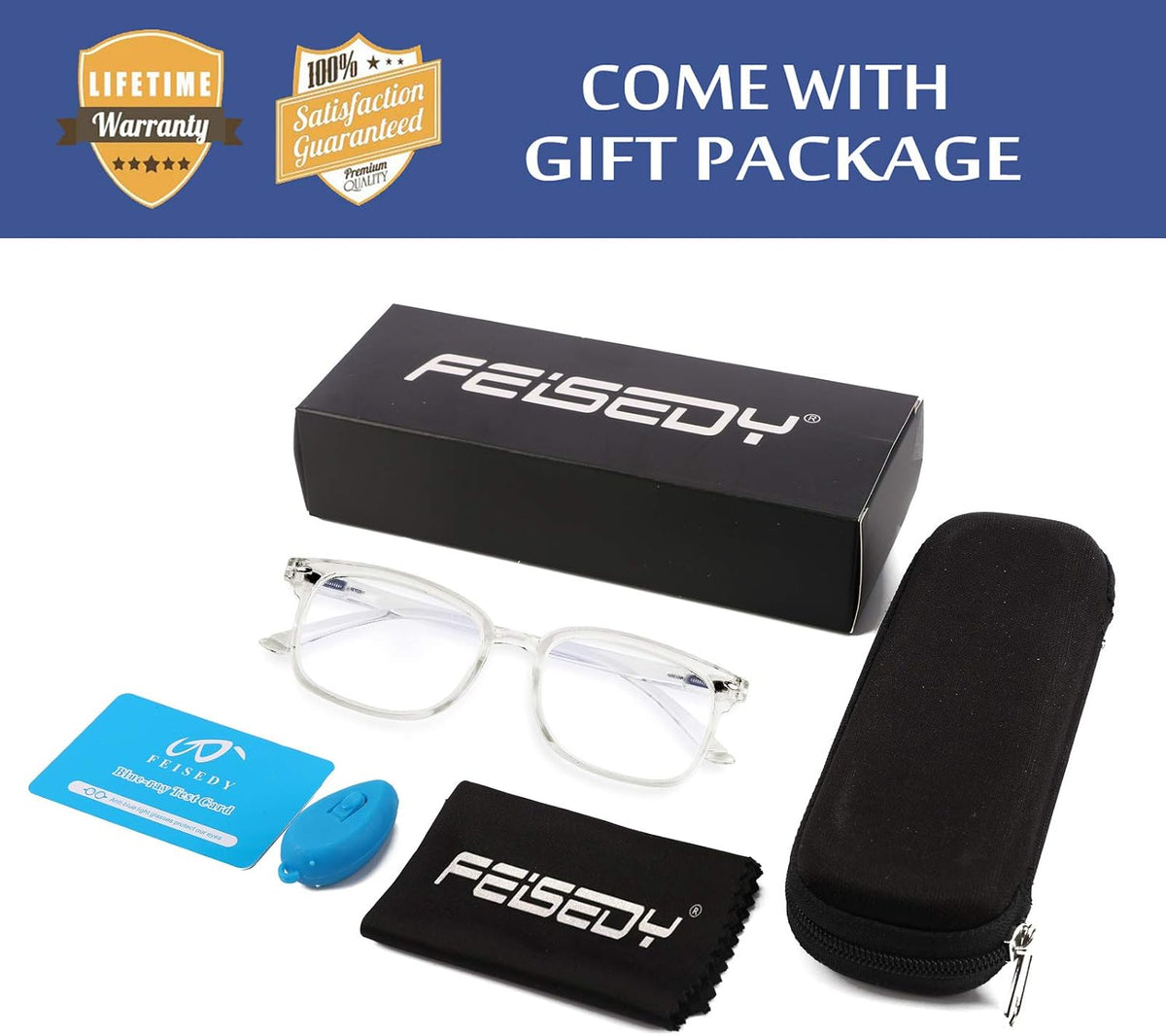 ÉÌƷͼƬ 37 | B07Q5Y42G2 | FEISEDY Progressive Multifocal Reading Glasses Blue Light Blocking Reader Glasses TR90 Frame Women Men B2497
