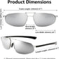 商品图片 13 | B0D22TVRVN | FEISEDY Vintage Sunglasses Men Polarized, Aviator Metal Frame Lightweight, Driving Fishing Running B0057