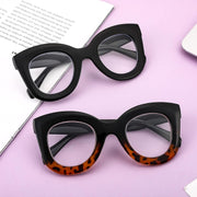 商品图片 7 | B0BGPJR4XZ | FEISEDY Retro Oversized Blue Light Blocking Reading Glasses Thick Frame Anti Glare Digital Eyestrain Readers B2980