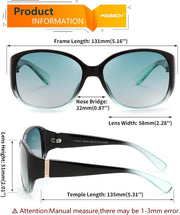 ÉÌƷͼƬ 42 | B0H4R52F3D | FEISEDY Women's Polarized Sunglasses Wrap Around Vintage Fashion Sunnies UV400 Protection B0394