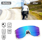 ÉÌƷͼƬ 5 | B0DK3GLVV6 | FEISEDY Cycling Glasses Sports Sunglasses for Men Women, Lightweight TR90 Frame UV400 MTB Running Fishing Baseball B0224