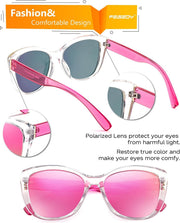 ÉÌƷͼƬ 12 | B07M9V125F | FEISEDY Polarized Vintage Sunglasses American Womens Square Jackie O Cat Eye Sunglasses B2451