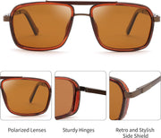 ÉÌƷͼƬ 19 | B0FDKZNCG9 | FEISEDY Retro Aviator Polarized Sunglasses For Women Men 70s Trendy B0292