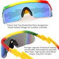 商品图片 76 | B096SD9GGG | FEISEDY Oversized Mirror Shield Sport 80s Sunglasses Ski Goggles Flat Top One Piece Futuristic Visor Women Men B2522