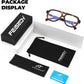 商品图片 7 | B0F32R72G4 | FEISEDY Stylish Reading Glasses for Woman Men Trendy Retro Double Bridge Readers B0287