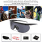 商品图片 62 | B096SD9GGG | FEISEDY Oversized Mirror Shield Sport 80s Sunglasses Ski Goggles Flat Top One Piece Futuristic Visor Women Men B2522