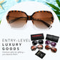 商品图片 51 | B079GT4RXH | FEISEDY Polarized Women Square Sunglasses Sparkling Composite Shiny Frame B2289