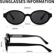 ÉÌƷͼƬ 17 | B0H1WBQD3Y | FEISEDY Retro Oval Y2K Polarized Sunglasses for Women Men B0442