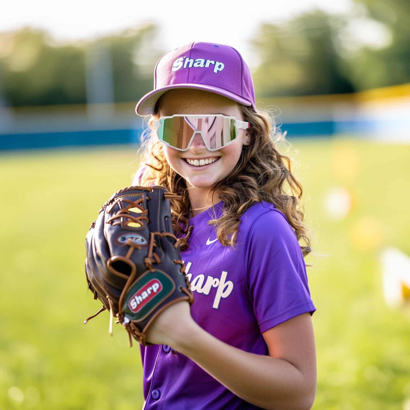 商品图片 9 | B0D6XZ67Q2 | FEISEDY Kids Teens Baseball Polarized Sunglasses Lightweight Frame UV400 Sports Cycling Shades for Boys Girls B0190